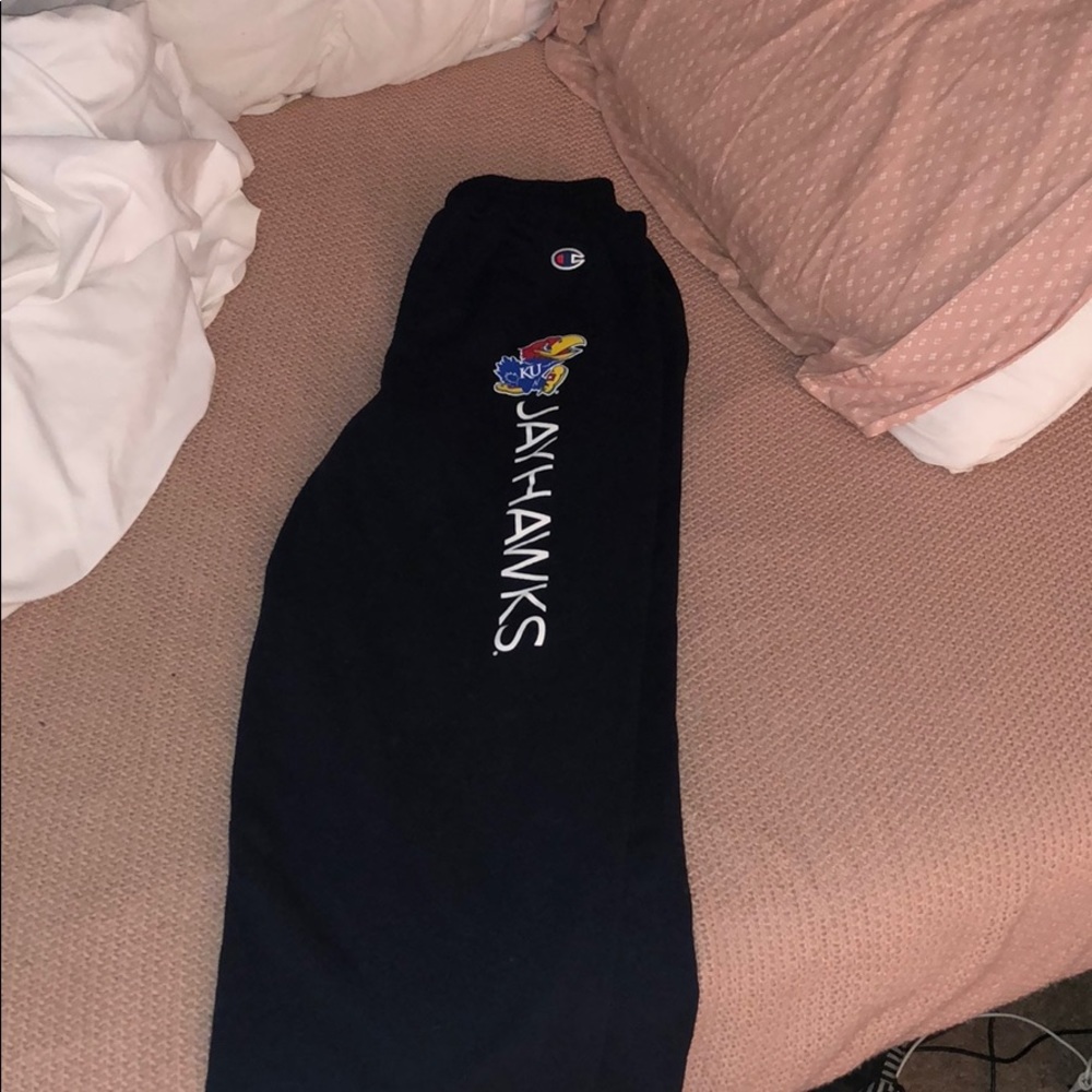 champion KU sweats